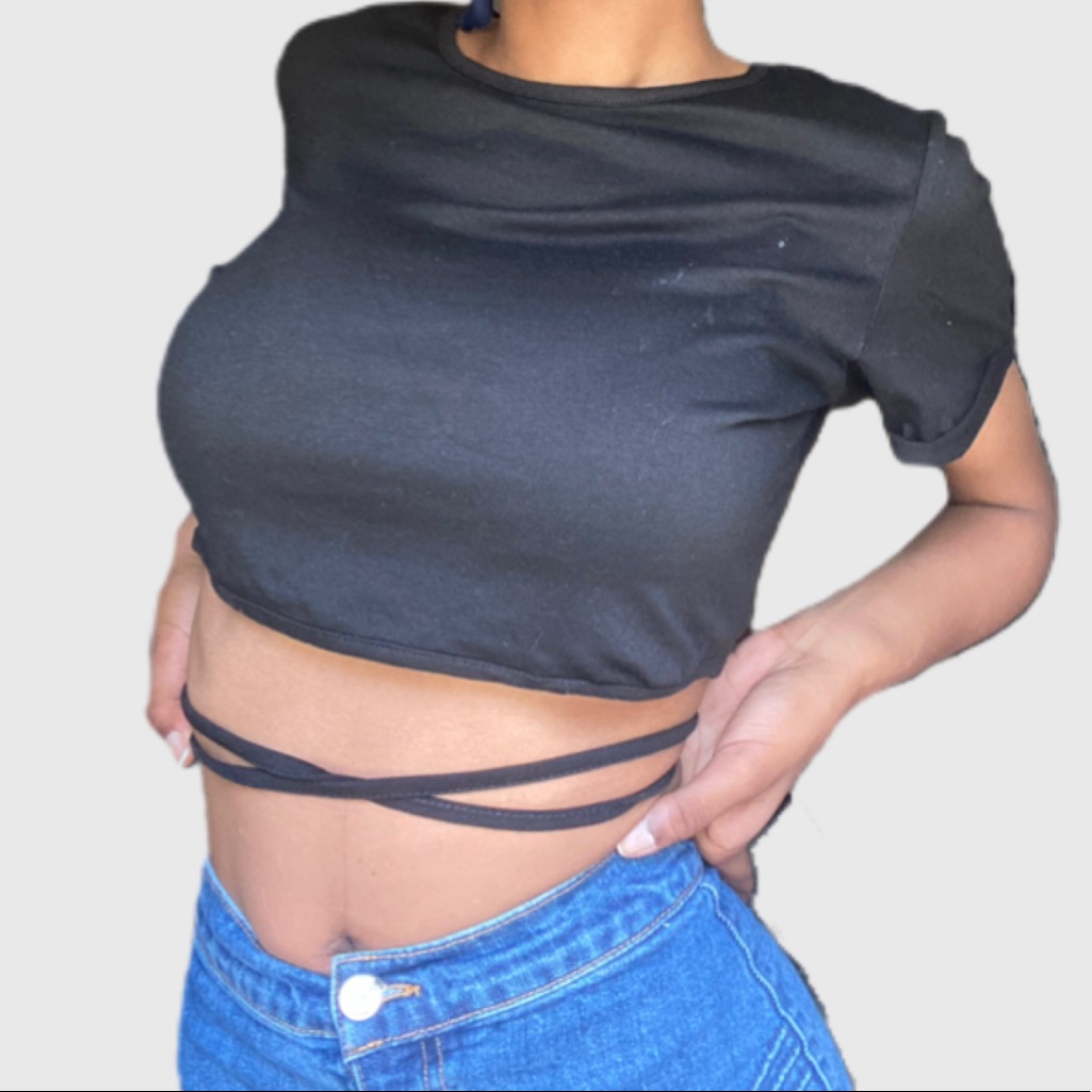 Black Tie String Tee